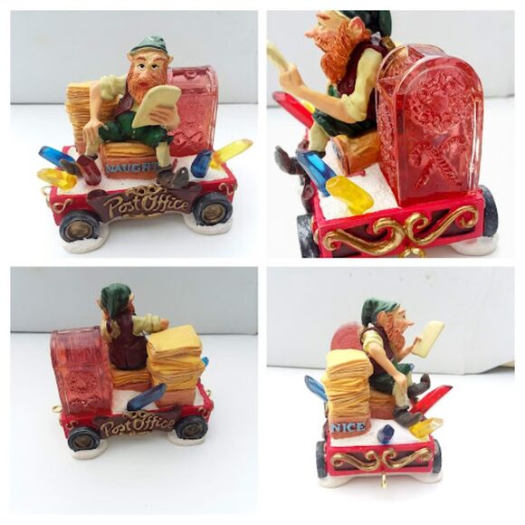 Santa's Express Crystal Valley Christmas Train 4 Cars Crystal Mine Holiday Decor - Picture 6 of 8